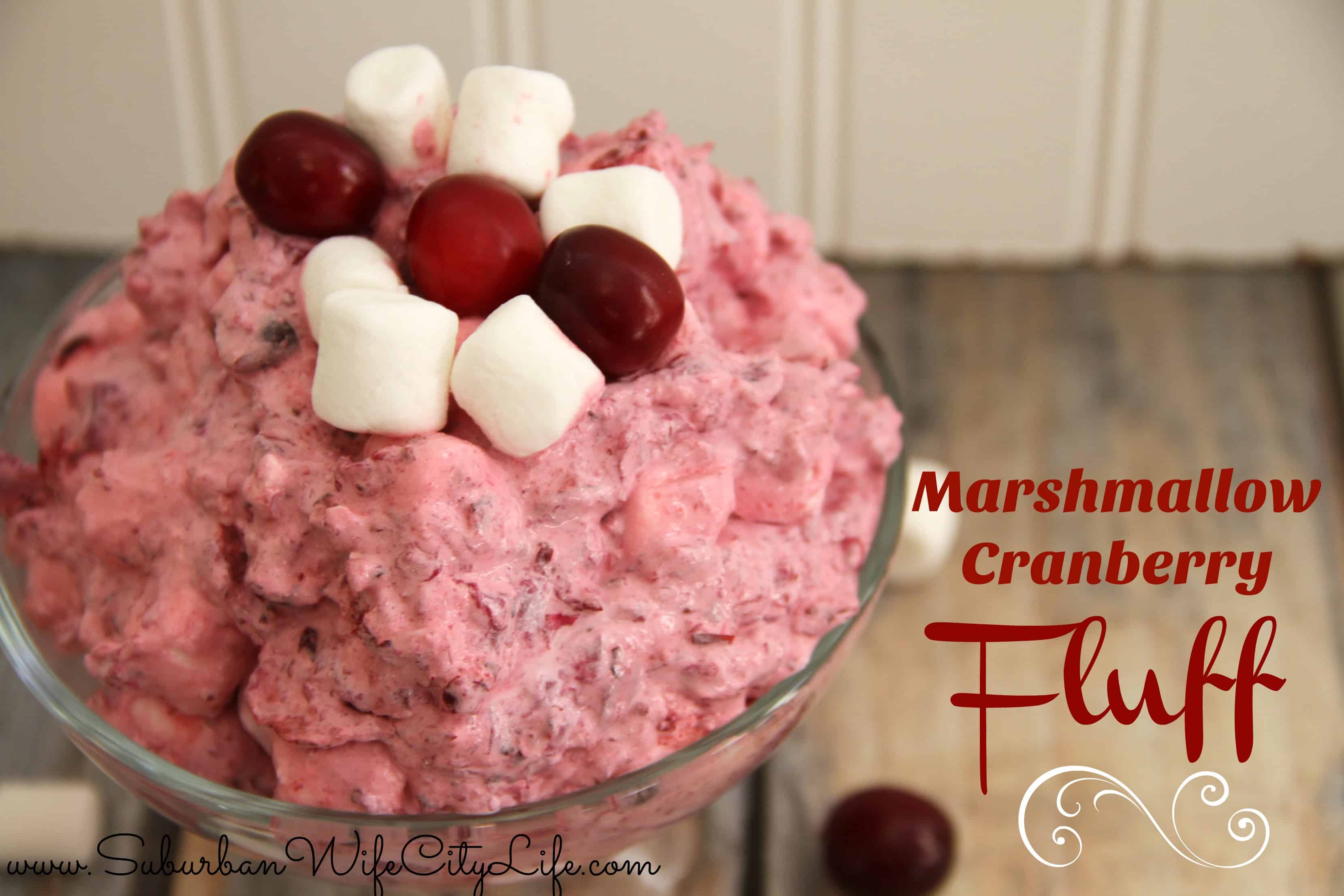 Marshmallow Cranberry Fluff Suburban Wife, City Life