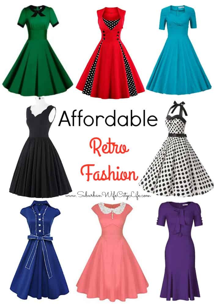 retro fashion dress