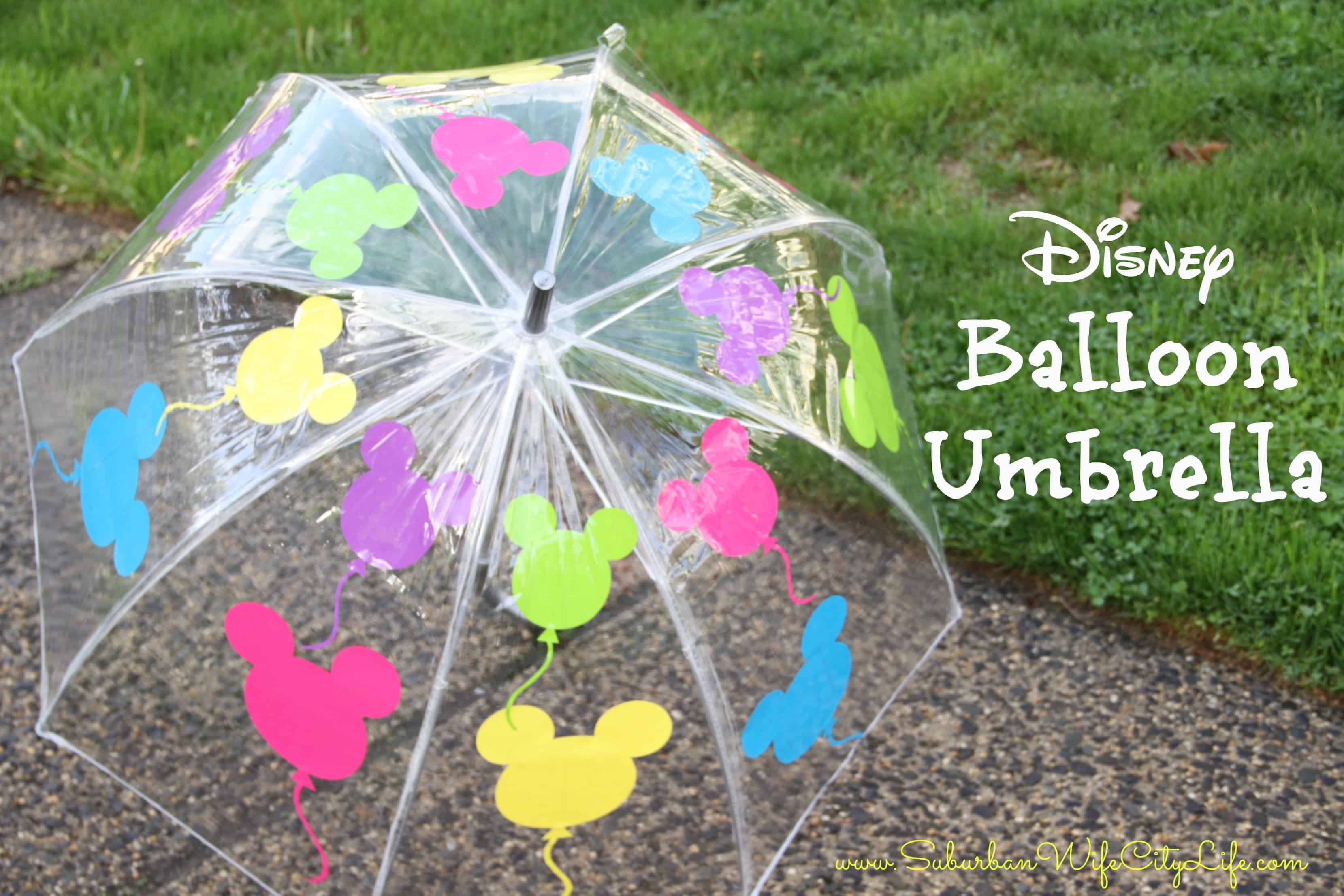 Disney Balloon Umbrella Suburban Wife, City Life