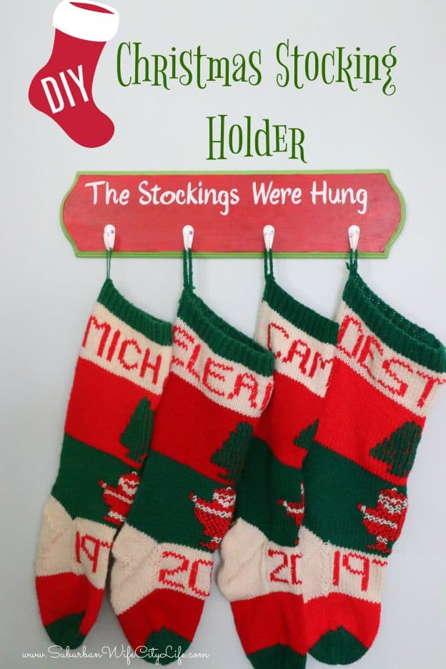 reindeer stocking sign the stockings were hung sign stocking sign stocking holder sign rudolph stocking sign, 