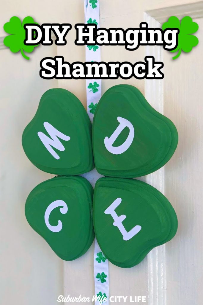 Hanging Shamrock wreath