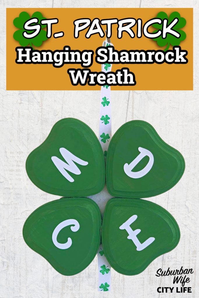 St. Patrick Hanging Shamrock