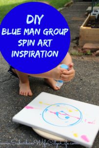 DIY Blue Man Group Spin Art Inspiration