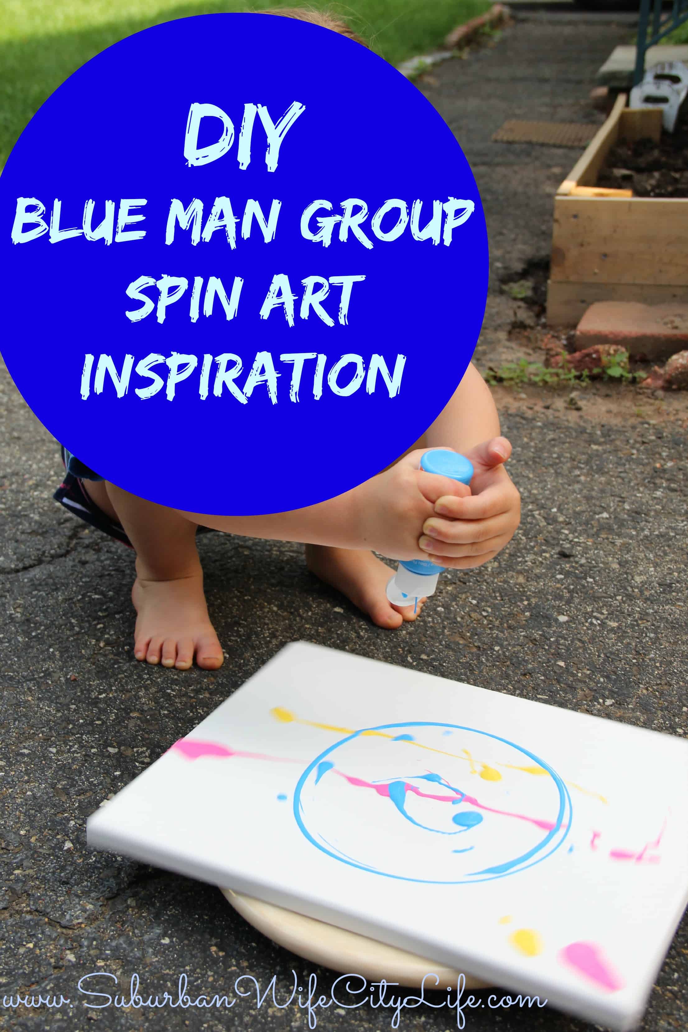DIY- Blue Man Group Spin Art Inspiration