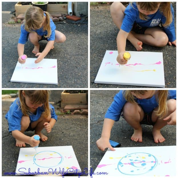 DIY spin art