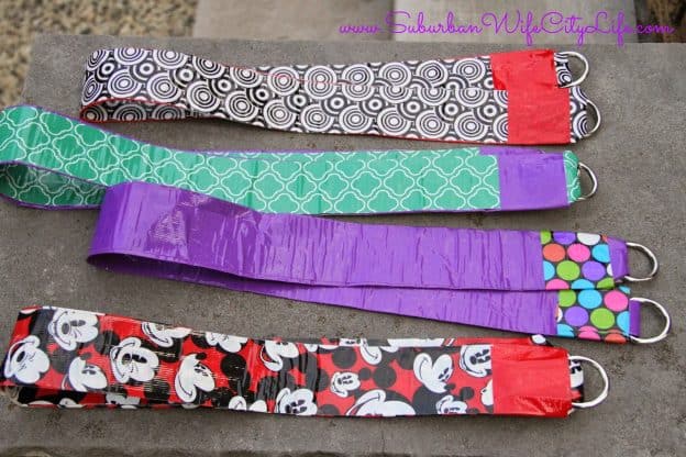 Duck Tape Camera Strap Designs