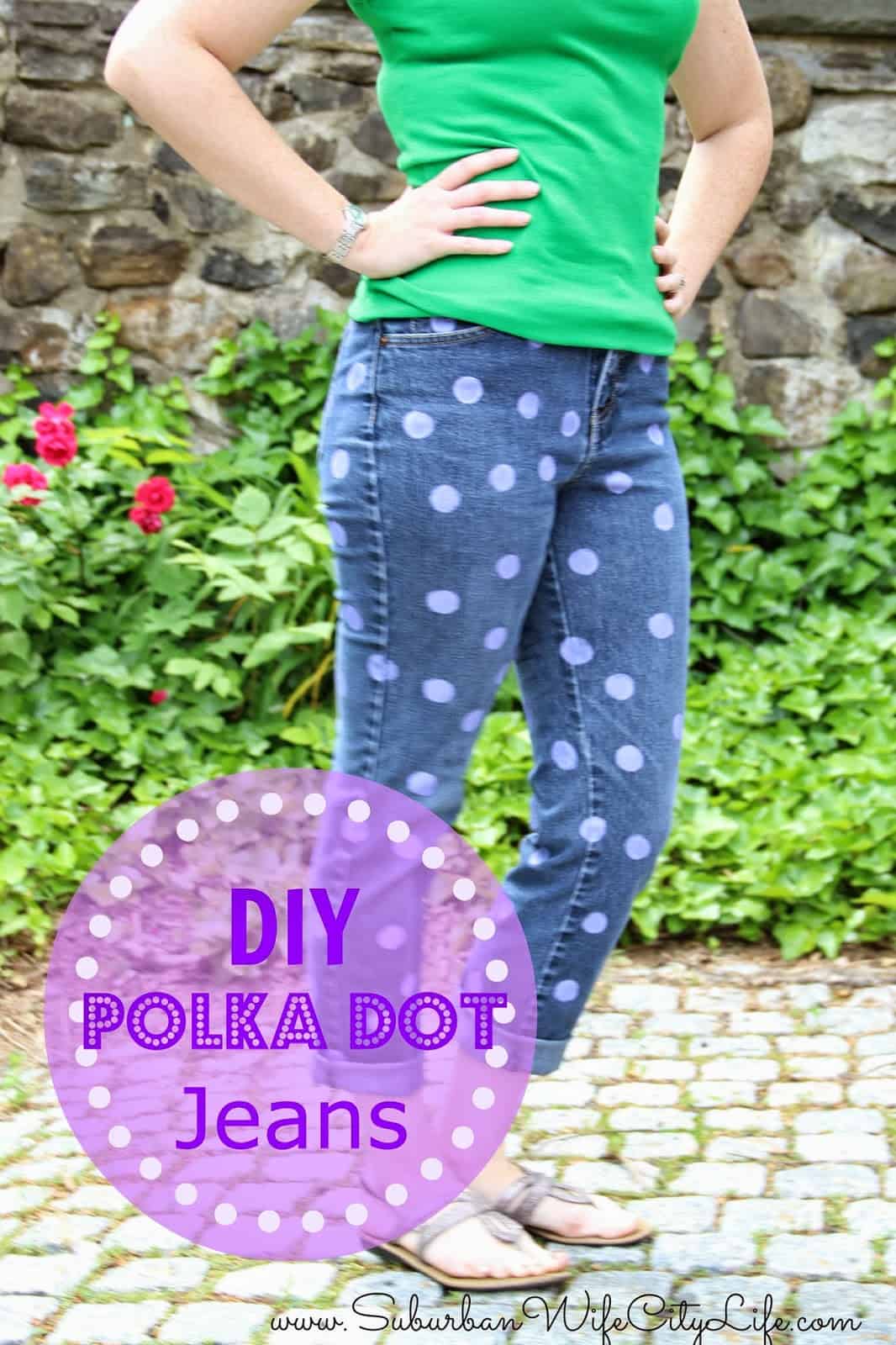 DIY- Polka Dot Pants | Suburban Wife, City Life