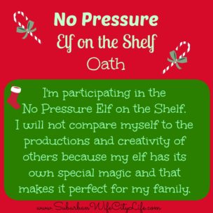 No Pressure Elf on the Shelf Oath
