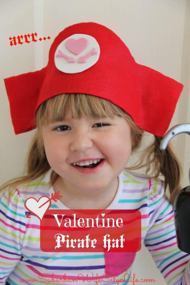 Valentine Pirate Hat