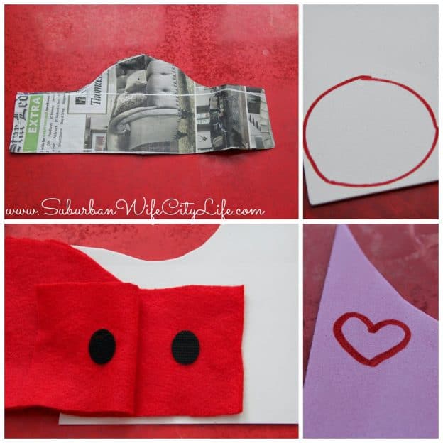 Valentine hat steps