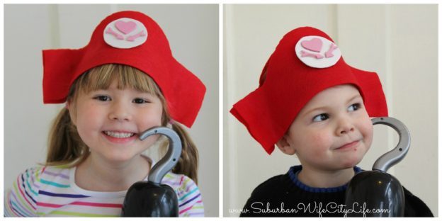 valentine Pirate hat DIY