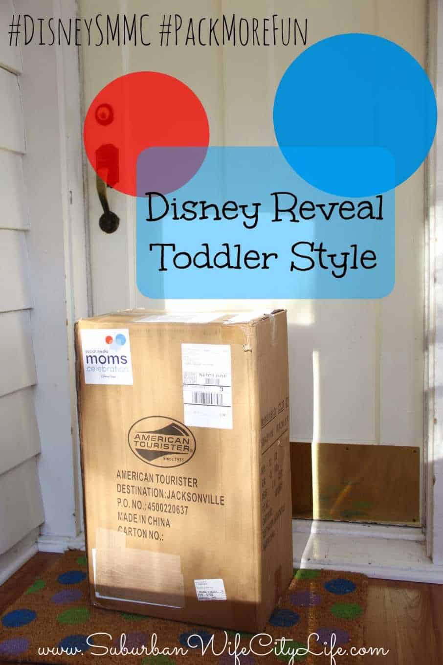 Disney reveal toddler style