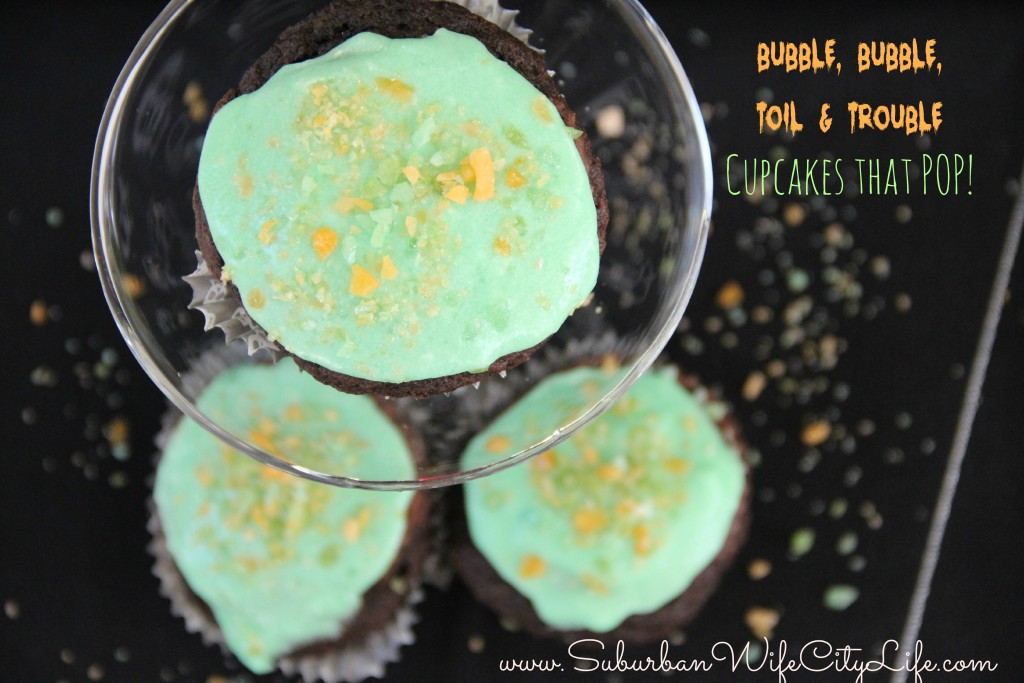 Pop Rocks Halloween Cupcakes