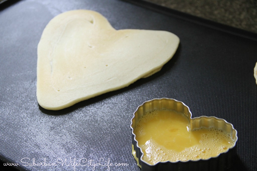 Valentine Breakfast hearts