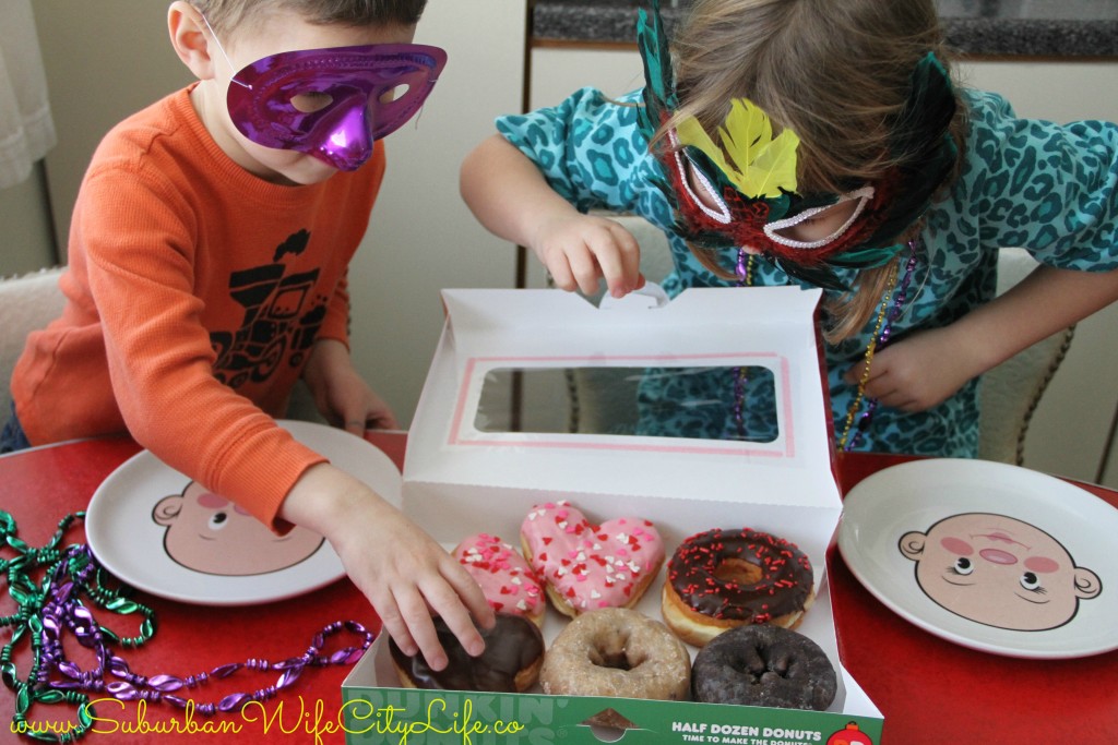 Mardi Gras Donut pick