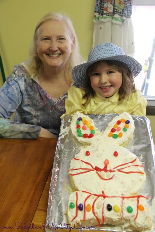 Easter bunny cake