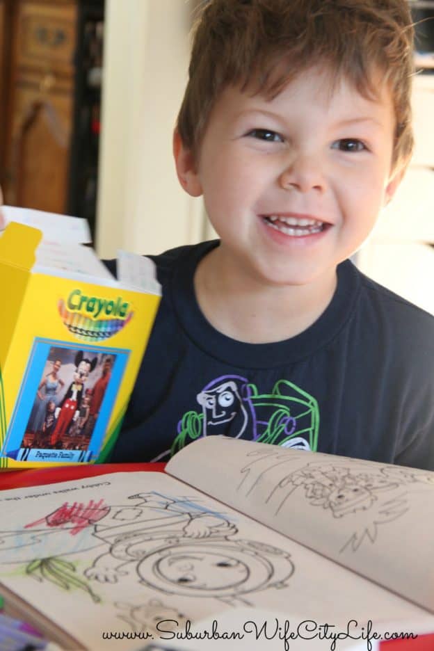 "I'm on a crayon box"