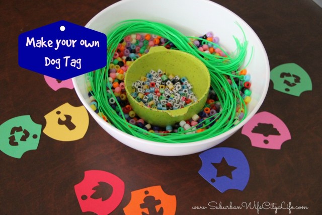 Make your own dog tag craft