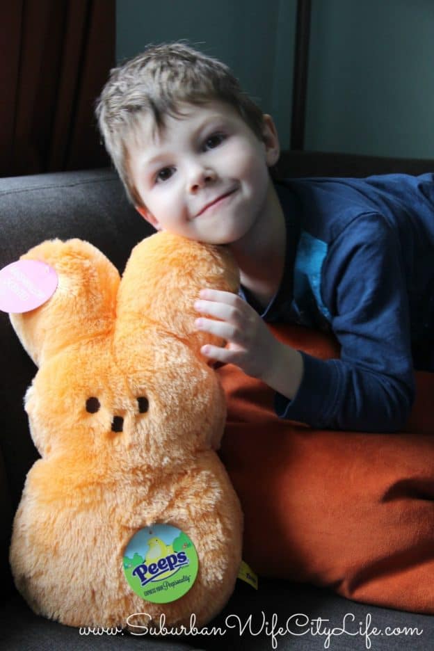Peeps fluffy pillow