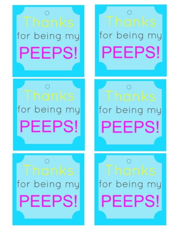 Thanks for being my PEEPS!