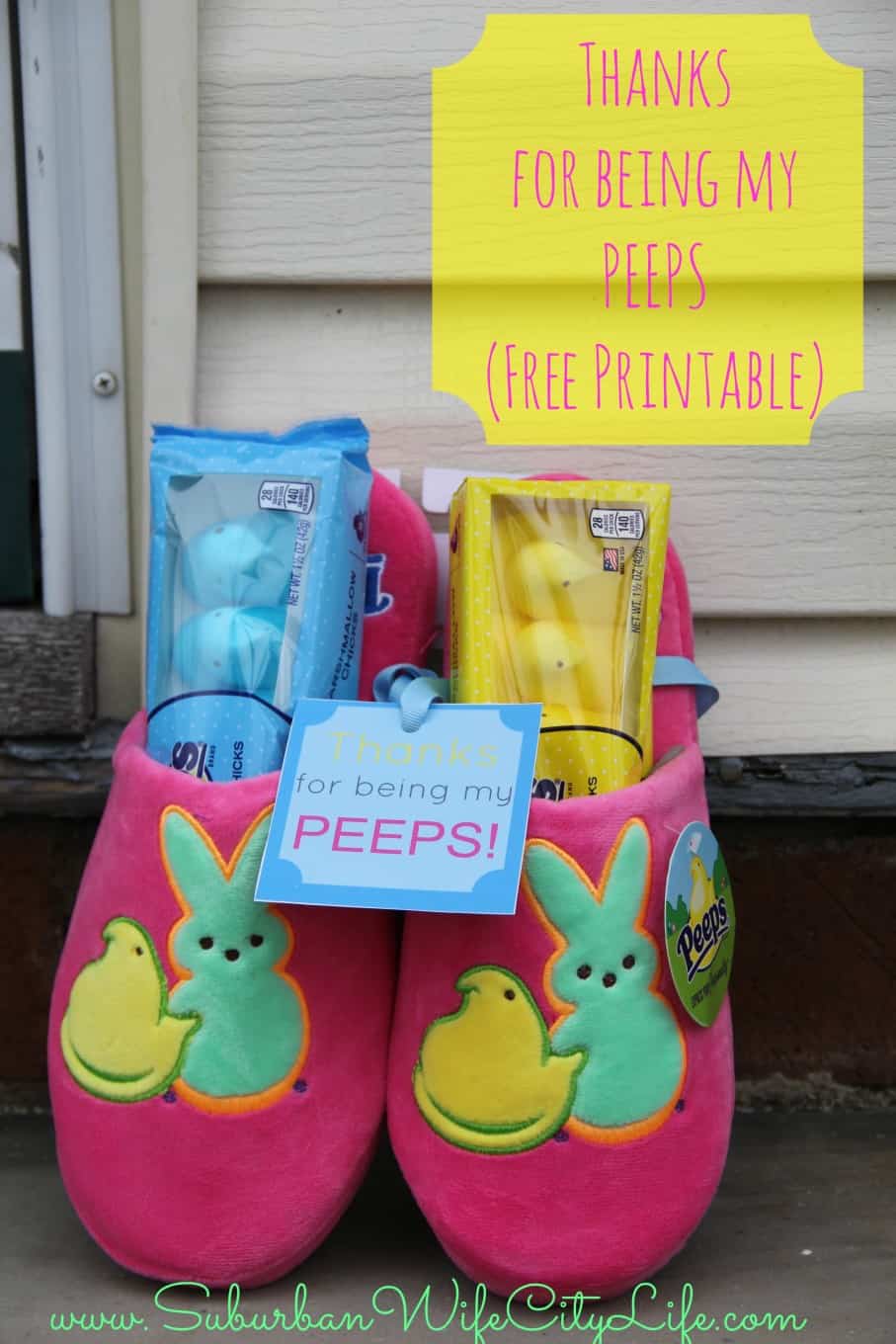 Thanks for being my PEEPS! (Free Printable)