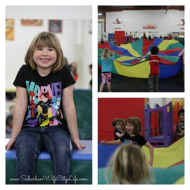 Sunburst Superhero gym party