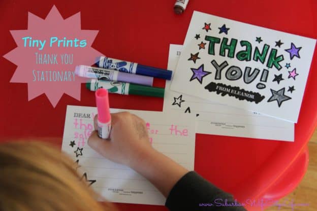 Tiny Prints Thank You Stationary