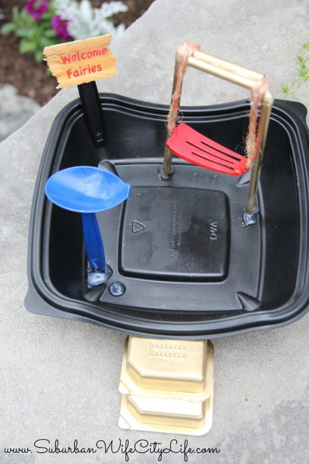 Chick-fil-a Upcycle Fairy Garden