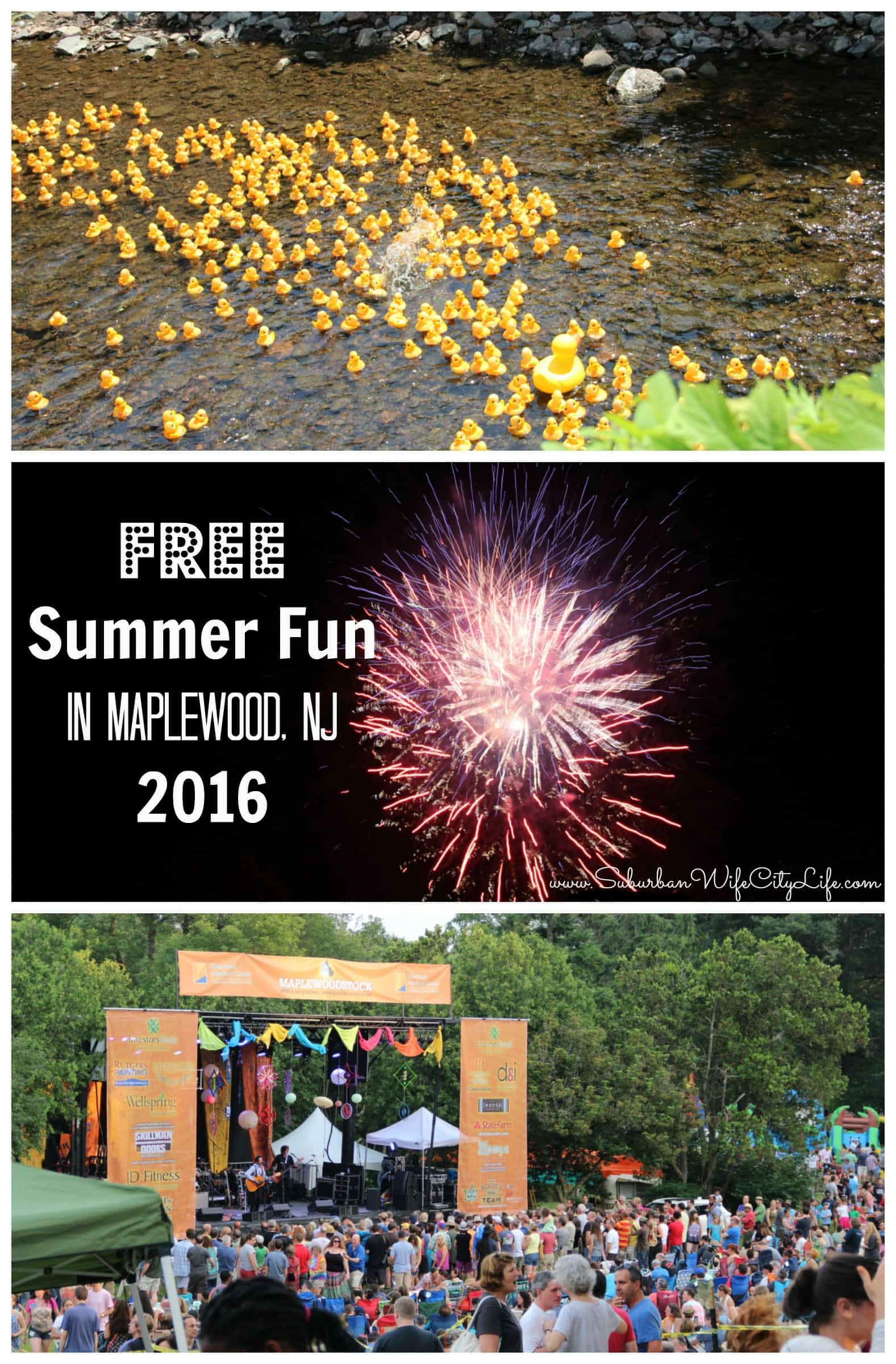 FREE Summer Fun in Maplewood, NJ 2016