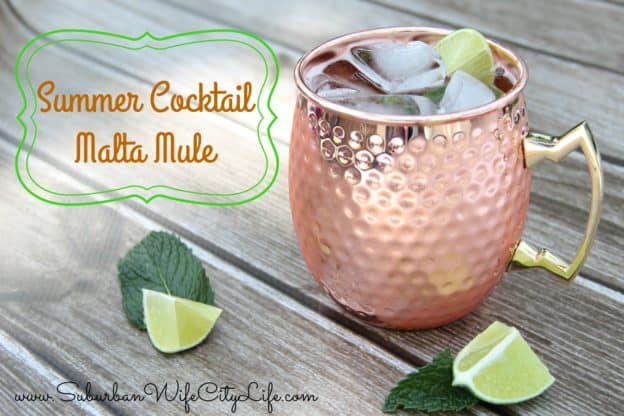 Summer Cocktail Malta Mule