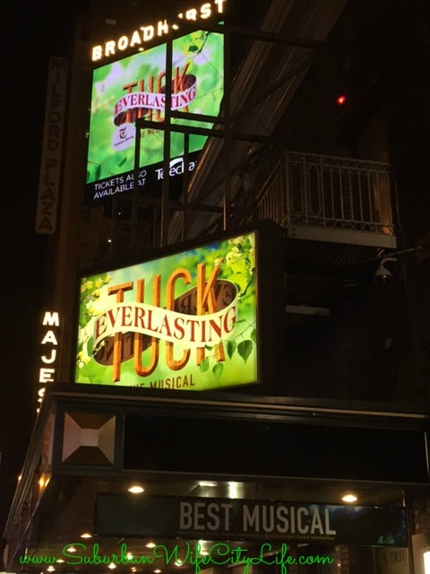 Tuck Everlasting on Broadway