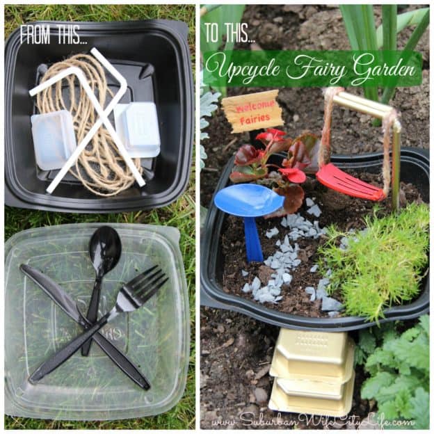 Upcycle Fairy Garden