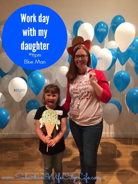 Work day with my daughter