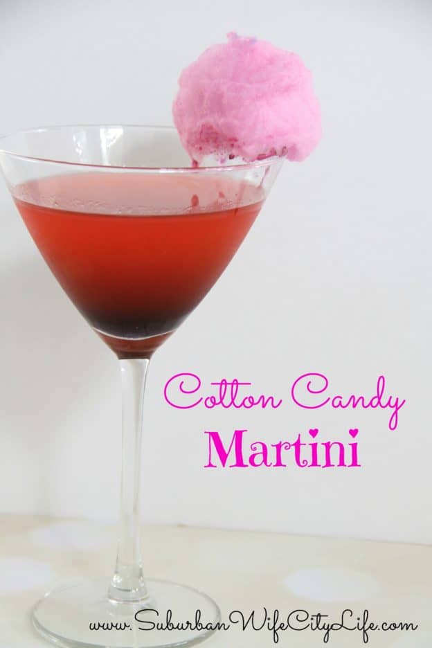 Cotton Candy Martini a sweet treat