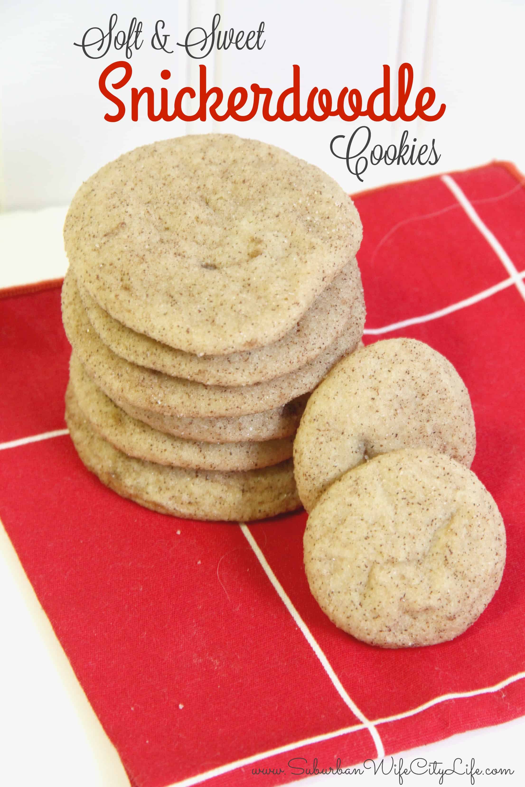 Soft & Sweet Snickerdoodle Cookies