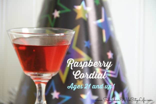 Raspberry Cordial (ages 21 and up!)