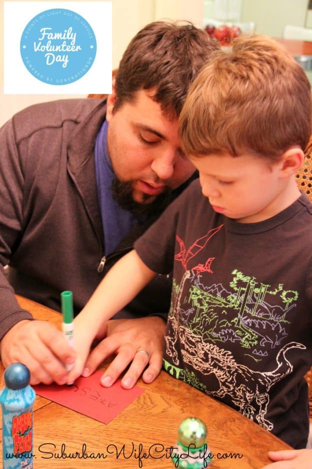 Family Volunteer Day Cheery Cards