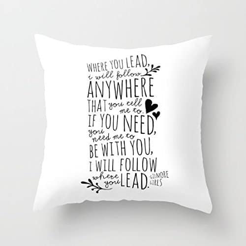Gilmore Girls Theme Song Pillow Case