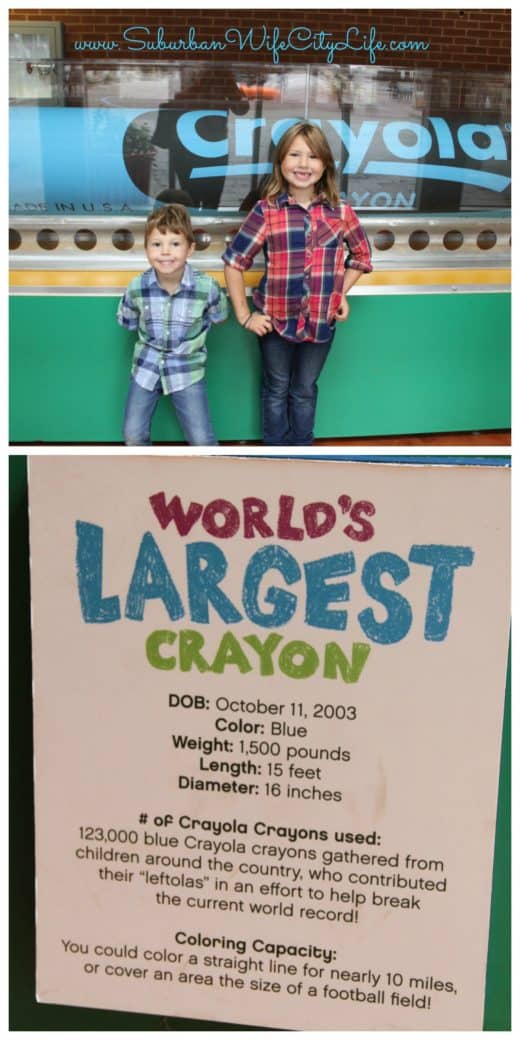 Crayola Experience World's Largest Crayon