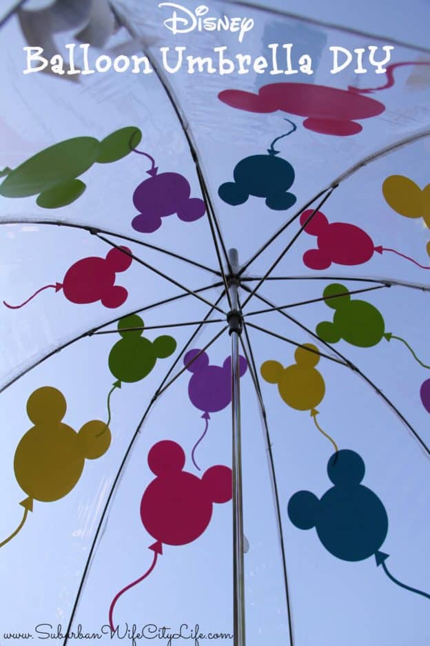 Disney Balloon Umbrella DIY