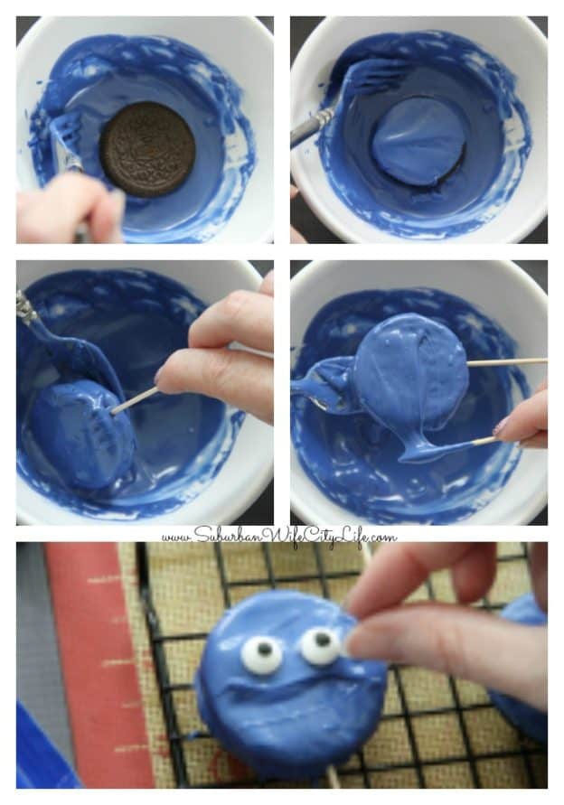 How to make Blue Man Group Cookies