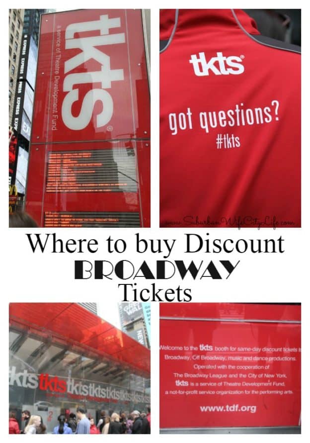 Where to buy discount Broadway tickets - TKTS