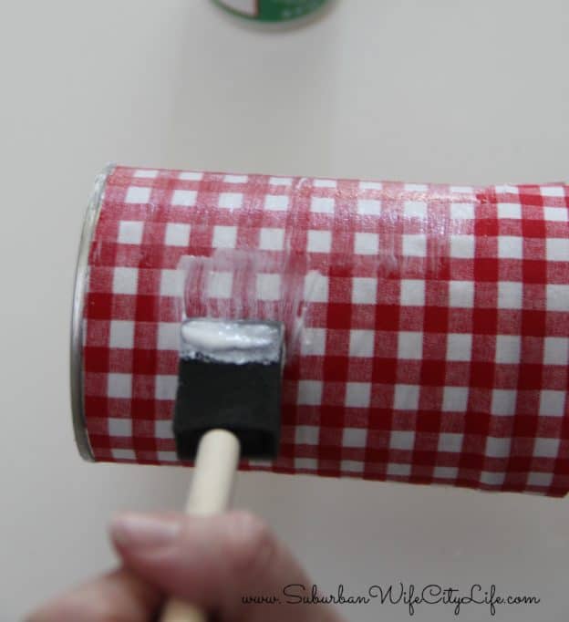 DIY cup holder outdoor step