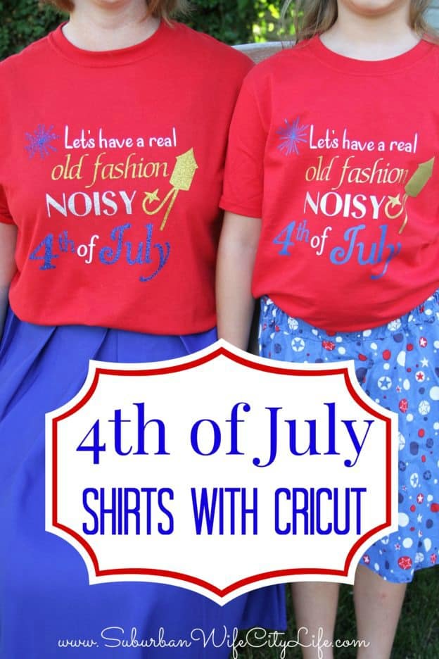4th of July shirt with Cricut - Suburban Wife, City Life