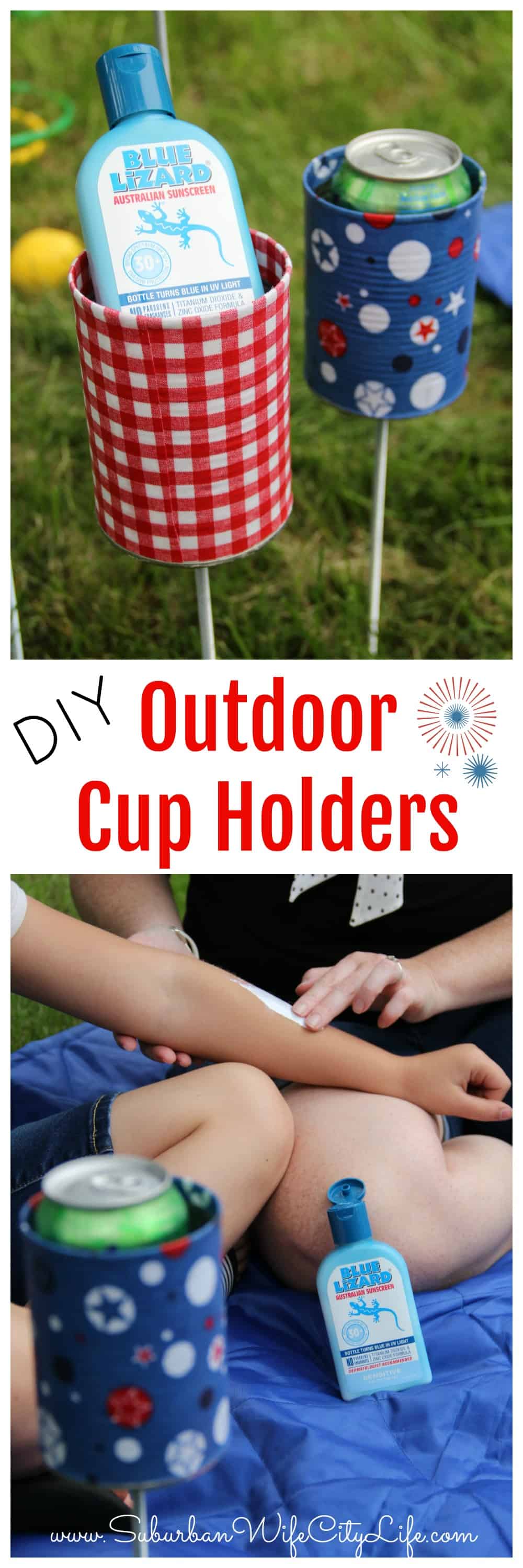 DIY Outdoor Cup Holder Suburban Wife, City Life
