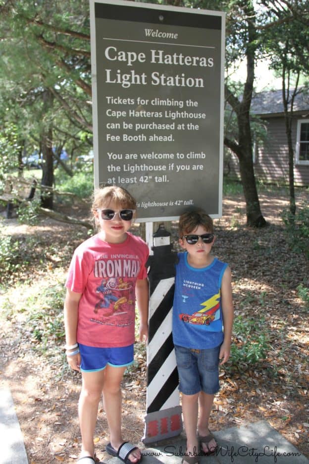 Cape Hatteras Light Station 42 inches tall to climb