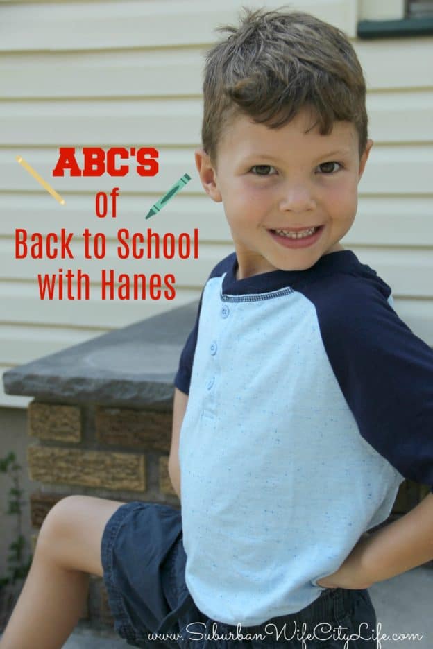ABC's of Back to School with Hanes