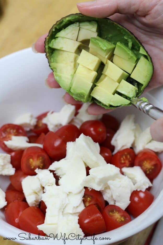 Avocado, Tomatoes, Mozzerella