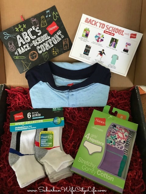 Back to School with Hanes Giveaway