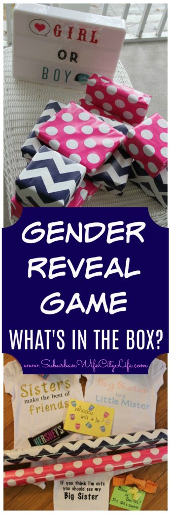 Gender Reveal Game - What's in the Box